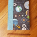 Cuaderno A5 Universo mint tela lomo